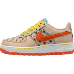 Nike Air Force 1 Abrasion Resistant Low top Kids' Skateboarding Shoes Light Brown IB7725-126 35.5 gray
