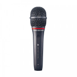 AE4100 D&uuml;naamiline mikrofon XLR &Uuml;hesuunaline mikrofon Live-esinemiseks ja DTM-i jaoks Sisaldab mikrofonihoidjat ja mikrofoni Audio-Technica Vokaalideks, must