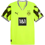 Puma Borussia Dortmund Bvb Ss25 Lihtne Pullover Mugav L&uuml;hikeste Varrukatega Jalgpallis&auml;rk Meeste Topid Kollane Must 775350-04 S