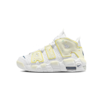 Nike Air More Uptempo Kreemjas Kollane &Auml;&auml;ris Polsterdus, Kulumiskindel Keskmise K&otilde;rgusega Korvpallijalatsid Naiste Valge Kollane DH9719-100(Team1868-) 38