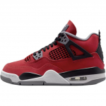 Air Jordan 4 Retro GS Toro Bravo 2026 Laste tossud Punane Tulepunane Valge FQ8213-600 36