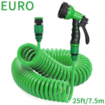 Aia niisutusvesivoolik Sprinkler Aiavoolik 8 erineva mustriga otsikutega Autopesu Vedruvoolik Plastikvoolik