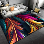 V&auml;rvilised sulgedega vaibad magamistuppa Kohevad ruudukujulised p&otilde;randavaibad elutuppa Kodu kaunistusvaibad Pehme sametmati piirkonnamatt sonic 120cm x 160cm brown