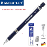 Staedtler 925 t&auml;ismetallist joonestusmehaaniline pliiats, 0,3/0,5/0,7/0,9/1,3/2,0 mm madala profiiliga professionaalseks visandamiseks ja tehniliseks joonistamiseks