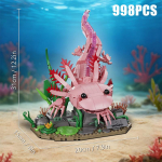 Kvaliteetne Moc Kvaliteetne 998 tk Kvaliteetne Merielu Kvaliteetne Loom Kvaliteetne Axolotl Kvaliteetne Ehitus Kvaliteetsed Klotsid