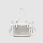 Jaapani Harajuku Ita kott naistele PU DIY l&auml;bipaistva taskuga Itabag keskkoolit&uuml;drukute vormi JK diagonaalkott &otilde;lakott k&auml;ekott 29x8.5x23cm valge