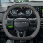 Nahast autojuhtimiskangi kate Kia Seltos GT Line K8 EV5 2026 jaoks Kate katete jaoks Auto sisekujundus Kia Seltos 2026 Tarvikud gray