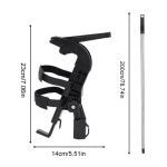 Pihustipudeli pikendusvars Pihusti pikendusvars Adapter Reguleeritav pihusti hoidiku adapter Herilasepesa aerosoolipudeli pikendusosad black