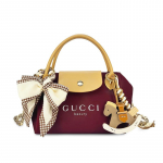 Gucci kosmeetikakott/tualett-kott [Kohandatud kott] Berliini Lilled S&auml;delev Kass Kingitus Retro Veinipunane Kuldne L&otilde;hn Lilled Berliinis originaalversioon kuld