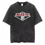 Vintage T-s&auml;rk Meeste Naiste Beastie Boys Pesitud T-s&auml;rk Ameerika Grupp Harajuku L&uuml;hikeste Varrukatega T-s&auml;rk Streetwear Top S mitmev&auml;rviline