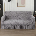 K&otilde;rge elastne diivani kate koos veniva seelikuga, h&otilde;lpsasti paigaldatav tugitoolidiivani kate elutoa m&ouml;&ouml;bli kaitsega diivanikate 1-seat 90-140cm