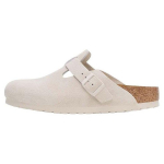 Birkenstock Boston pehme sisetallaga seemisnahast kitsad unisex tossud antiikvalge 1027693 40