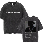 Pestud Vintage Rapper Ken Carson A Great Chaos Albumi T-s&auml;rk Meestele Naistele Moodne Hip Hop T-s&auml;rk Meeste Vabaaja &Uuml;lesuurusega T-s&auml;rgid M mitmev&auml;rviline