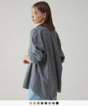 SUARE NAISTELE Loll ruuduline s&auml;rkide sari - 8 v&auml;rvi Blue/M gray