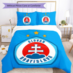 Slovan Bratislava Muster Voodipesu, Tekikomplekt Tekikate Padjap&uuml;&uuml;r Kodu S&uuml;nnip&auml;evakingitus (1*tekkikott+2*padjap&uuml;&uuml;r, ilma t&auml;idiseta) 135x200cm mitmev&auml;rviline
