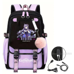 Genshin Impact Seljakotid Anime Mochila &Otilde;pilase Koolikott T&uuml;drukute Kingitus S&uuml;learvuti Igap&auml;evane Reisi Seljakott 16 inches