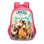 T&uuml;drukute Spirit Riding Prindiga Vabaaja Mochila Escolar seljakott Koolikott Teismelisele T&uuml;drukule Nailonist Veekindlad Seljakotid Naiste pink