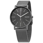 SKAGEN Signatur Kvarts Hall sihverplaat Meeste k&auml;ekell Naiste kvartskell Roostevaba teras 30m 40mm tund SKW6577 hall v&auml;rv