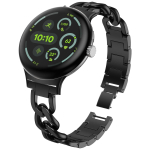 Metallist terasrihm Google Pixel Watch 1/2/3/4 41mm asendusrihm must