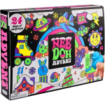 2026 NeeDoh Advendikalender 24 tk 3D PVC Fidget Nukud J&otilde;ulude Tagasilugemis Kalender &Uuml;llatus Uue Aasta Kingitus