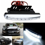 8 LED Super Bright Car DRL p&auml;evas&otilde;idutule p&auml;evavalgus pirniga esilatern