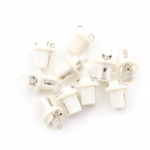 Uus 10x AMPOULE LED COMPTEUR TABLEAU DE BORD B8-5D B8.5D T5 tugi BLANC TUNING 12V valge