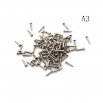 100 tk M2 kruvi keerme l&auml;bim&otilde;&otilde;t &uuml;mmarguse peaga ristkruvid isekeermestav kruvi 2*6MM