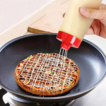 300 ml 4-auguline plastist salat ket&scaron;up sinep K&ouml;&ouml;gitarvikud kaste, pigistatav pudel maitseaine Di