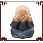 1 tk Armas v&auml;ike kungfu munk Maitreya Buddha vaigu k&auml;sit&ouml;&ouml;