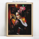 Teemantmaali t&uuml;druk Teemanttikandid T&auml;isekraan portree teemantmosaiigist m&uuml;&uuml;gipildid 20X30