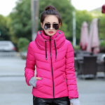 Parkase kapuutsiga naiste talve sulejope l&uuml;hike puuvillane polsterdatud mantel S&uuml;gisene &uuml;hev&auml;rviline krae &uuml;laosa XXL lilla