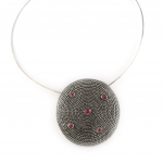 Les Tr&eacute;sors De Lily [E0384] - Collier Cr&eacute;ateur 'Neolys' Rose Heleroosa