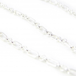 Les Tr&eacute;sors De Lily [H0423] - Chaine Argent 'For&ccedil;at Fantaisie' 45 cm- 2 mm h&otilde;be