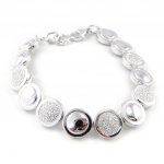 Altesse [H3374] - Bracelet Argent 'D&eacute;esse' blanc h&otilde;be