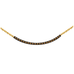 Altesse [N2529] - Kuldse merevaiguv&auml;rvi 'Sissi' kullatud kaelakee kuld