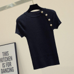 SURE XIAO STORY Suvise stiiliga naiste topid Blusas Mujer 2020 &otilde;hukesed lihtsad valged naiste s&auml;rgid OneSize must