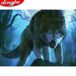 5D teemantmaal t&auml;istikandid ristpistega kodukaunistusmosaiik k&auml;sitsi valmistatud 20X30CM