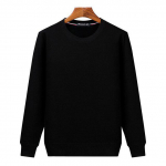 Meeste &uuml;lisuur pullover, vabaaja kampsun, &uuml;hev&auml;rviline pullover Bog Size meeste s&uuml;giskapslid Suures suuruses 7XL must