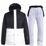 Suusakost&uuml;&uuml;m Mehed Naised Talvine V&auml;lisport Hingav soe Tuulekindel Veekindel Suusatamine Lumelaua jope ja P&uuml;ksid Meeste Snowsuit Suusakomplekt S