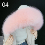 80cm eemaldatavad aksessuaarid kapuuts karusnaha dekoor Faux pesukaru karusnaha sall sall mantel jope karusnaha krae 4