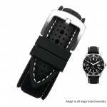 Hingav silikoonist spordirihm huawei Samsungi kellarihm 20mm 22mm kummist rihm Mido-T-issot O-mega tarvikutele 22mm