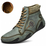 Veekindlad Nahast Meeste Saapad Talvised Karusnahaga Super Soojad Lumesaapad Meeste Talvised Vabaajajalatsid Tossud K&otilde;rge &uuml;laosaga L&auml;&auml;ne poolsaapad 42 roheline