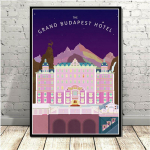 5D DIY Teemantmaalimine Ristpistes The Grand Budapest Hotel Teemanttikand Mosaiik Seinakunst Kodukaunistus Full Round 20X30CM