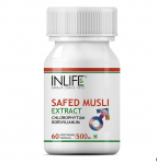 Safed musli ekstrakt (60 kapslit, 500 mg), Safed musli ekstrakt INLIFE