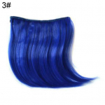 Talos Fashion 13 v&auml;rvi parukas &otilde;mblusteta kaldus v&otilde;lts Bang Fringe juuksepikendusjuukse