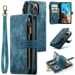 CaseMe Flip nahast telefoni&uuml;mbris iPhone'ile 11 12 13 14 15 Pro Max XS XR X SE 2022 8 7 Samsung S23 Plus S22 S21 FE S20 Note 20 T&otilde;mblukuga rahakoti kaardi kate iPhone 14 Pro Max