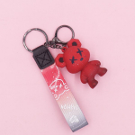 Armas Gradual Bear v&otilde;tmehoidja naiste loominguline multikas vaigust m&auml;nguasi paari kott ripats auto v&otilde;tmehoidja tarvikud punane