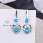 ANENJERY Crown Heart Water Drop Animal Drop K&otilde;rvar&otilde;ngad Naistele L&auml;ikiv tsirkoon v&otilde;lu Mitmek&uuml;lgsed aksessuaarid Peoehted