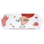 Les Tr&eacute;sors De Lily [R6793] &ndash; Melamiinist koogialus  Arty  roosa valge (n&auml;gu) - 30. 5x15 cm Heleroosa