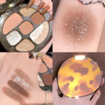 DIKALU 8-v&auml;rviline merevaiguv&auml;rvi lauv&auml;rv Glitter Pearlescent Earth Color lauv&auml;rvipalett Kosmeetika
